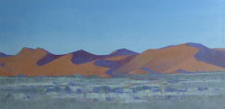 Sossusvlei Dunes - Namibia III | 2014-15 | Oil on Canvas | 34 x 68 cm